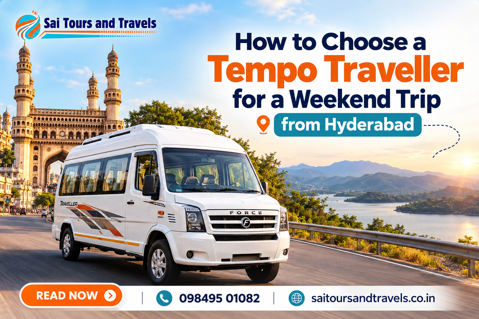 weekend trip tempo traveller Hyderabad