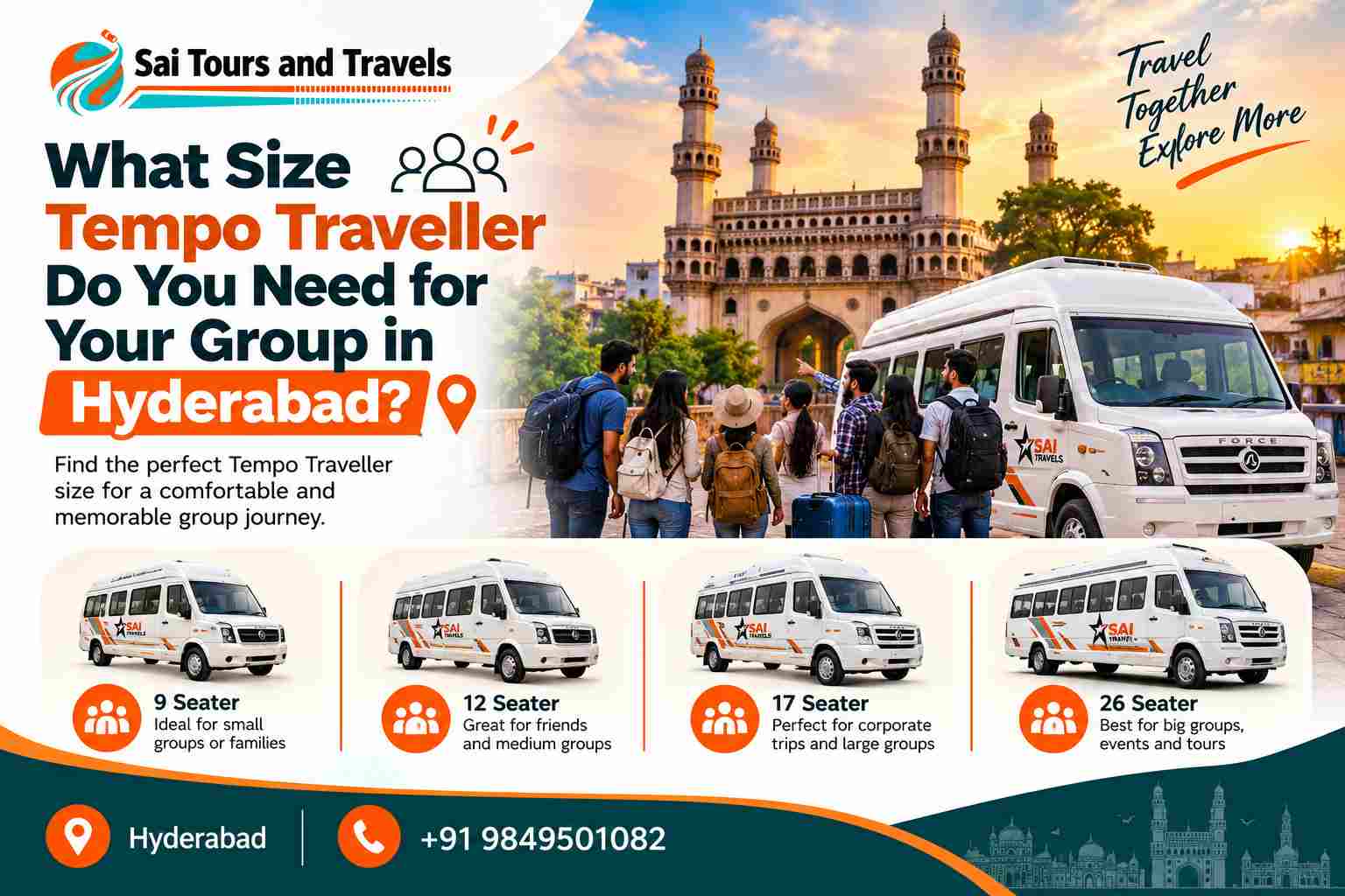 tempo traveller seating capacity Hyderabad tempo traveller seating capacity Hyderabad