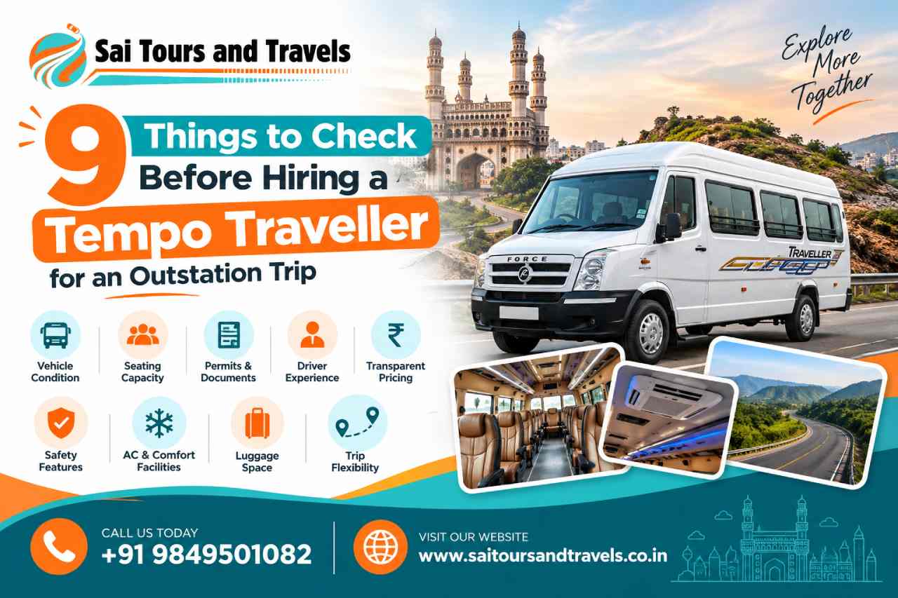 tempo traveller rental for outstation trip